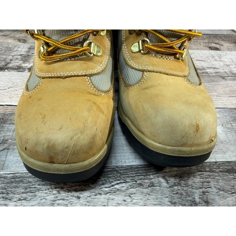 Timberland Chukka Boys Field Boots Tan Size 7